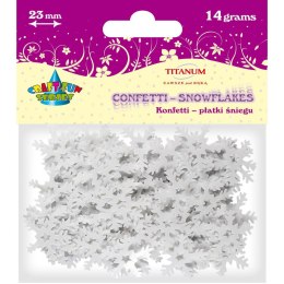 Konfetti Craft-Fun Series płatki śniegu 23mm Titanum (260086)