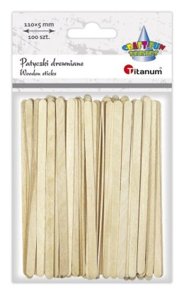 Ozdoba drewniana Titanum Craft-Fun Series Patyczki naturalne 5x110mm