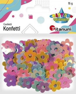 Konfetti Craft-Fun Series kwiaty 19mm pastelowe Titanum (11wc005)